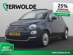 Blauw Gebruikt 2022 Fiat 500C Dolcevita Cabriolet | € 14.400 (Goede deal)