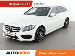 Wit Gebruikt 2014 Mercedes C200 AMG line Stationwagen | € 22.649 (Eerlijke prijs)