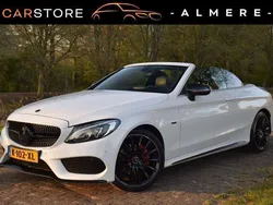 Wit Gebruikt 2017 Mercedes C180 AMG Cabriolet | € 20.990 (Goede deal)