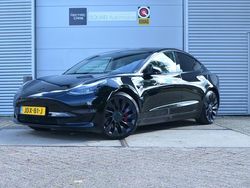 Zwart Gebruikt 2021 Tesla Model 3 Performance Sedan | € 33.999 (Iets duurder)