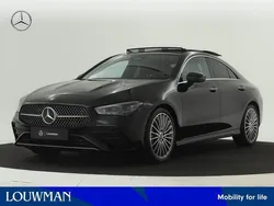 Zwart Nieuw 2024 Mercedes CLA180 AMG line Plus Sedan | € 57.448