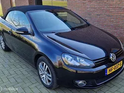 Zwart Gebruikt 2012 VW Golf Cabriolet Highline Cabriolet | € 6.999 (Super prijs)