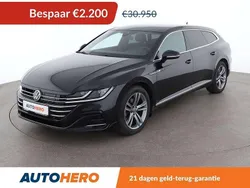 Zwart Gebruikt 2021 VW Arteon R-line Stationwagen | € 28.549 (Eerlijke prijs)