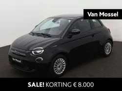 Zwart Nieuw 2024 Fiat 500e Hatchback | € 26.995 (Super prijs)