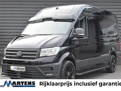 Zwart Nieuw 2024 VW Crafter Highline Van | € 44.499 (Goede deal)