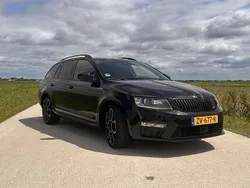 Zwart Gebruikt 2015 Skoda Octavia RS Stationwagen | € 13.000