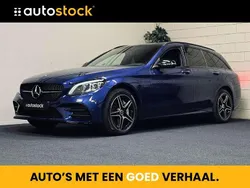 Blauw Gebruikt 2020 Mercedes C300e AMG Stationwagen | € 34.699 (Iets duurder)