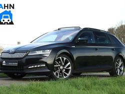 Zwart Gebruikt 2021 Skoda Superb SportLine Stationwagen | € 25.995 (Eerlijke prijs)