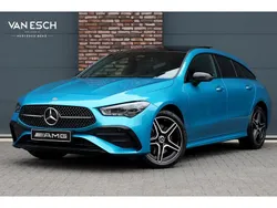 Blauw Gebruikt 2024 Mercedes CLA250e Shooting Brake AMG line Stationwagen | € 39.500 (Eerlijke prijs)