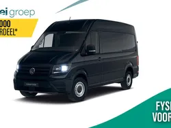 Zwart Nieuw 2024 VW Crafter Trendline Van | € 36.980 (Goede deal)