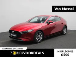 Rood Gebruikt 2021 Mazda 3 Comfort Hatchback | € 21.900 (Goede deal)
