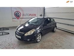 Zwart Gebruikt 2008 Opel Corsa Enjoy Hatchback | € 2.599 (Eerlijke prijs)