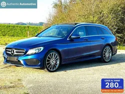 Blauw, metallic lak Gebruikt 2017 Mercedes C350e Premium Plus Stationwagen | € 19.950 (Goede deal)