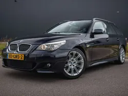 Zwart Gebruikt 2008 BMW 530 Stationwagen | € 16.574