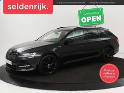 Zwart Gebruikt 2020 Skoda Superb SportLine Stationwagen | € 24.900 (Eerlijke prijs)