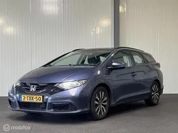 Blauw, metallic lak Gebruikt 2014 Honda Civic Comfort Stationwagen | € 2.945