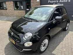 Zwart Gebruikt 2017 Fiat 500C Lounge Cabriolet | € 9.950 (Goede deal)