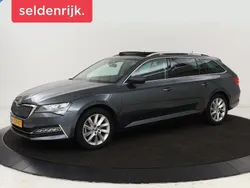 Grijs, metallic lak Gebruikt 2021 Skoda Superb Business Line Stationwagen | € 19.900 (Super prijs)