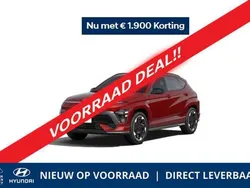 Rood, metallic lak Nieuw 2025 Hyundai Kona Edition SUV | € 37.789 (Goede deal)