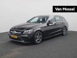 Zwart, metallic lak Gebruikt 2019 Mercedes C180 Business Stationwagen | € 22.900 (Eerlijke prijs)