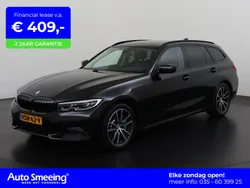 Zwart Gebruikt 2021 BMW 330e Sport Line Stationwagen | € 32.895 (Super prijs)