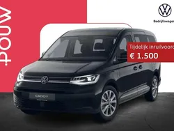 Zwart Nieuw 2025 VW Caddy Maxi Style MPV | € 51.850