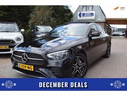 Zwart Gebruikt 2021 Mercedes E300 AMG line Sedan | € 47.945 (Eerlijke prijs)