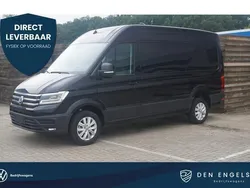 Zwart Nieuw 2024 VW Crafter Exclusive Van | € 47.990 (Goede deal)