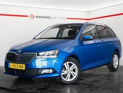 Blauw Gebruikt 2021 Skoda Fabia Ambition Stationwagen | € 12.944 (Eerlijke prijs)