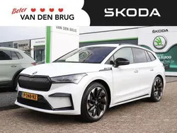 Wit, metallic lak Gebruikt 2022 Skoda Enyaq iV SportLine SUV | € 33.950 (Goede deal)