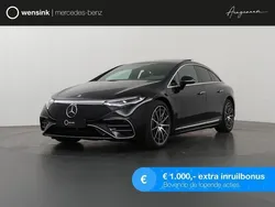 Zwart Nieuw 2024 Mercedes EQS450+ AMG line Hatchback | € 129.850 (Iets duurder)