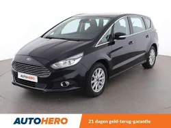 Zwart Gebruikt 2018 Ford S-MAX Titanium MPV | € 16.949 (Super prijs)