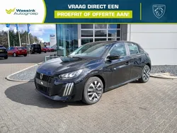 Zwart Nieuw 2025 Peugeot 208 Style Hatchback | € 21.940 (Goede deal)