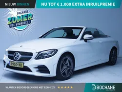 Wit Gebruikt 2019 Mercedes C200 AMG line Cabriolet | € 35.540 (Eerlijke prijs)