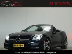 Blauw, metallic lak Gebruikt 2011 Mercedes SLK200 Edition 1 Cabriolet | € 18.995 (Iets duurder)