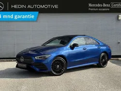 Blauw, metallic lak Gebruikt 2024 Mercedes CLA250e AMG line Sedan | € 45.900 (Super prijs)
