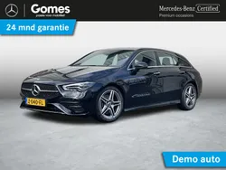 Zwart Gebruikt 2024 Mercedes CLA200 Shooting Brake AMG line Stationwagen | € 39.950 (Super prijs)