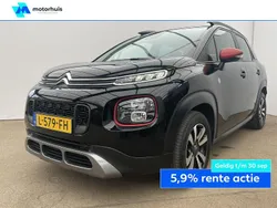 Zwart Gebruikt 2021 Citroën C3 Aircross PureTech SUV | € 13.945 (Eerlijke prijs)