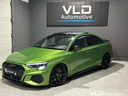 Groen, metallic lak Gebruikt 2021 Audi S3 Exclusive Sedan | € 58.995