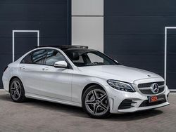 Wit Gebruikt 2019 Mercedes C200 AMG Sedan | € 24.950 (Eerlijke prijs)