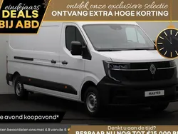 Blanc minéral Nieuw 2024 Renault Master Van | € 32.975 (Goede deal)