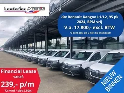 Mineral white bc (oqng) Gebruikt 2024 Renault Kangoo MPV | € 17.800 (Goede deal)