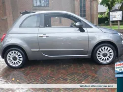 Grijs, metallic lak Gebruikt 2021 Fiat 500C Lounge Cabriolet | € 16.900 (Eerlijke prijs)