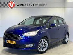 Blauw, metallic lak Gebruikt 2017 Ford C-MAX Titanium MPV | € 11.840 (Eerlijke prijs)