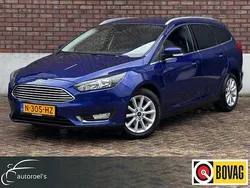 Blauw Gebruikt 2018 Ford Focus Titanium Stationwagen | € 7.995 (Eerlijke prijs)