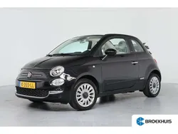 Zwart Gebruikt 2021 Fiat 500C Lounge Cabriolet | € 14.900 (Eerlijke prijs)