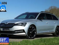 Zilver Gebruikt 2020 Skoda Superb SportLine Stationwagen | € 23.895 (Eerlijke prijs)