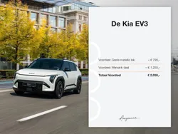 Aurora black pearl Nieuw 2025 Kia EV3 4 SUV | € 45.300 (Eerlijke prijs)