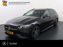 Zwart Gebruikt 2022 Mercedes C300 AMG line Stationwagen | € 39.500 (Eerlijke prijs)