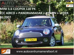 Zwart, metallic lak Gebruikt 2007 Mini Cooper Chili Hatchback | € 3.449 (Super prijs)
